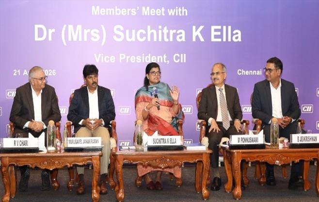 Meeting with Vice President in Chennai
